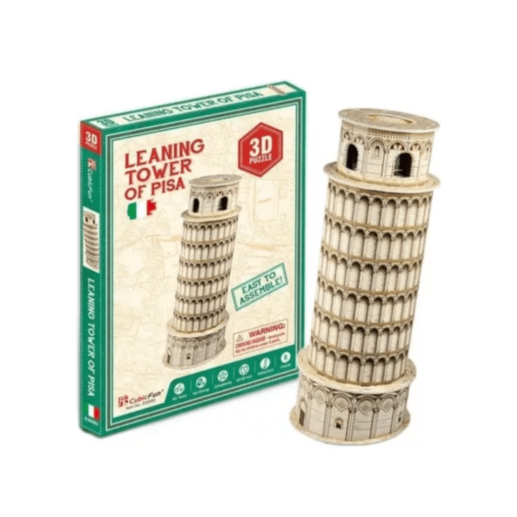 Puzzle 3d Torre Inclinada De Pisa Cubicfun 67328