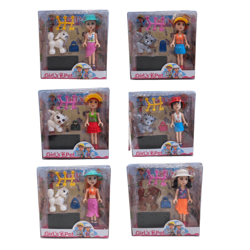 Muñeca Coleccion Mascota Pets Juguete Niña