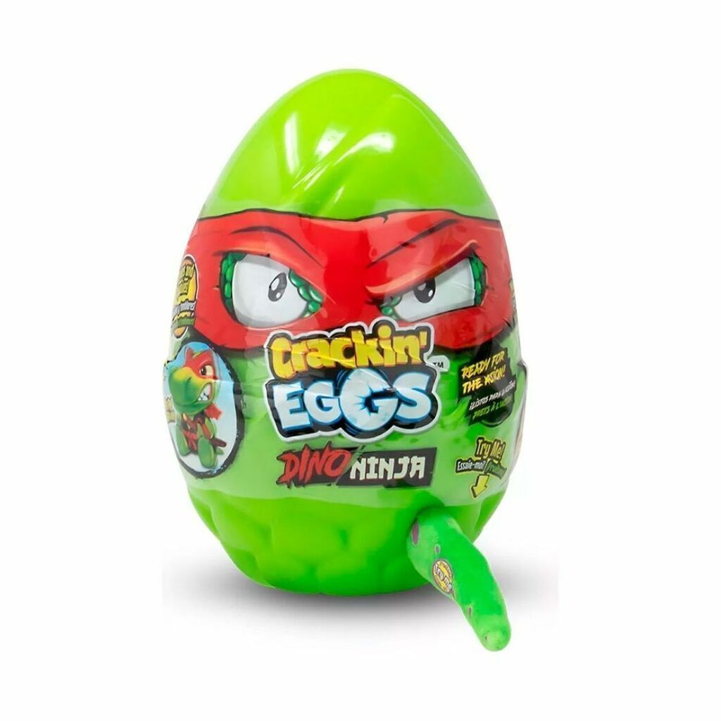 Huevo Crackin Egg Dino Ninja Peluche Interactivo Sk017