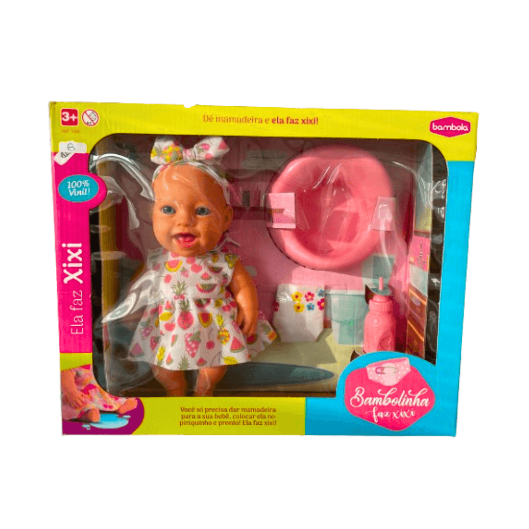 Muñeca Bambolinha Bebé Orina Ba0744