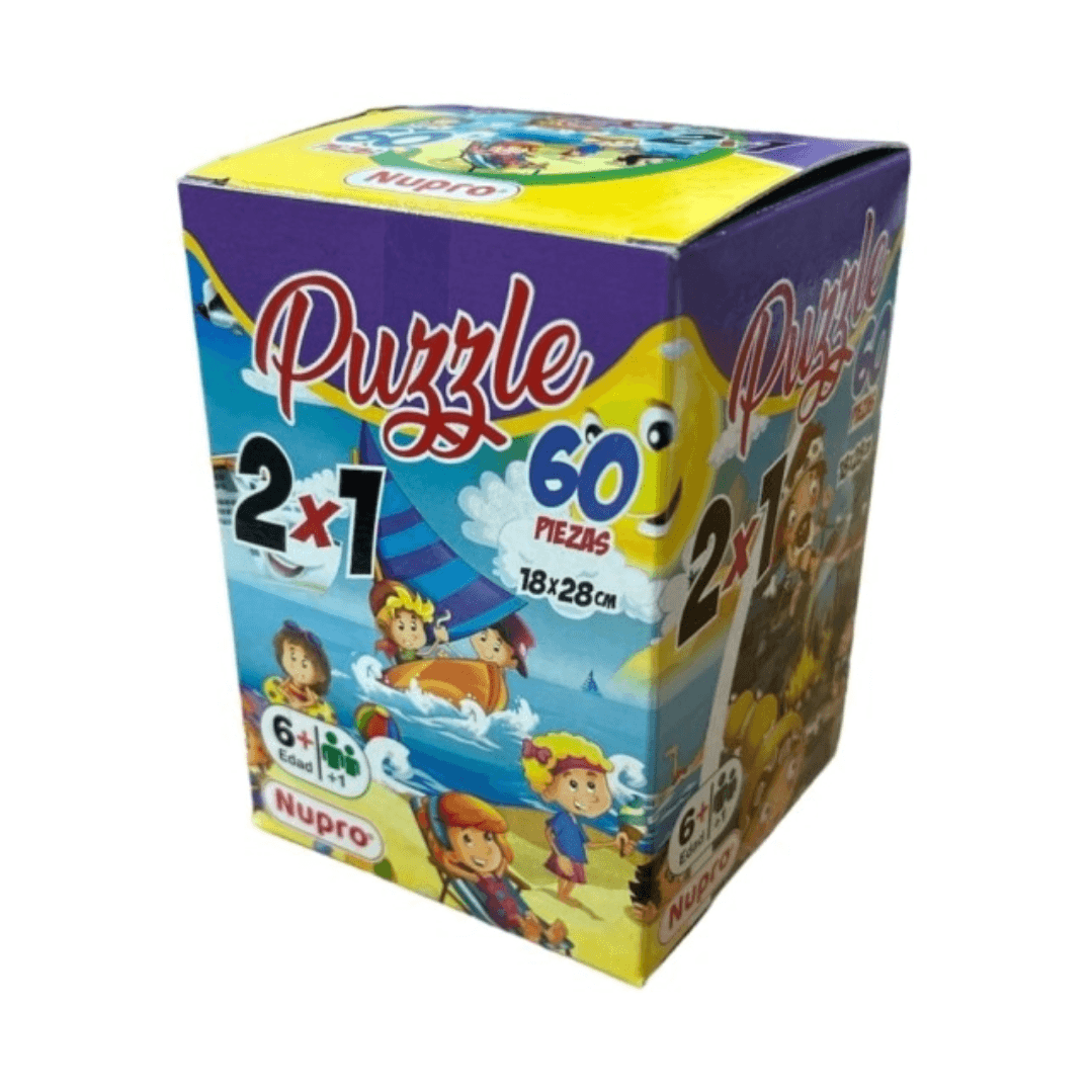 Puzzle 60 Piezas 2x1 Nupro