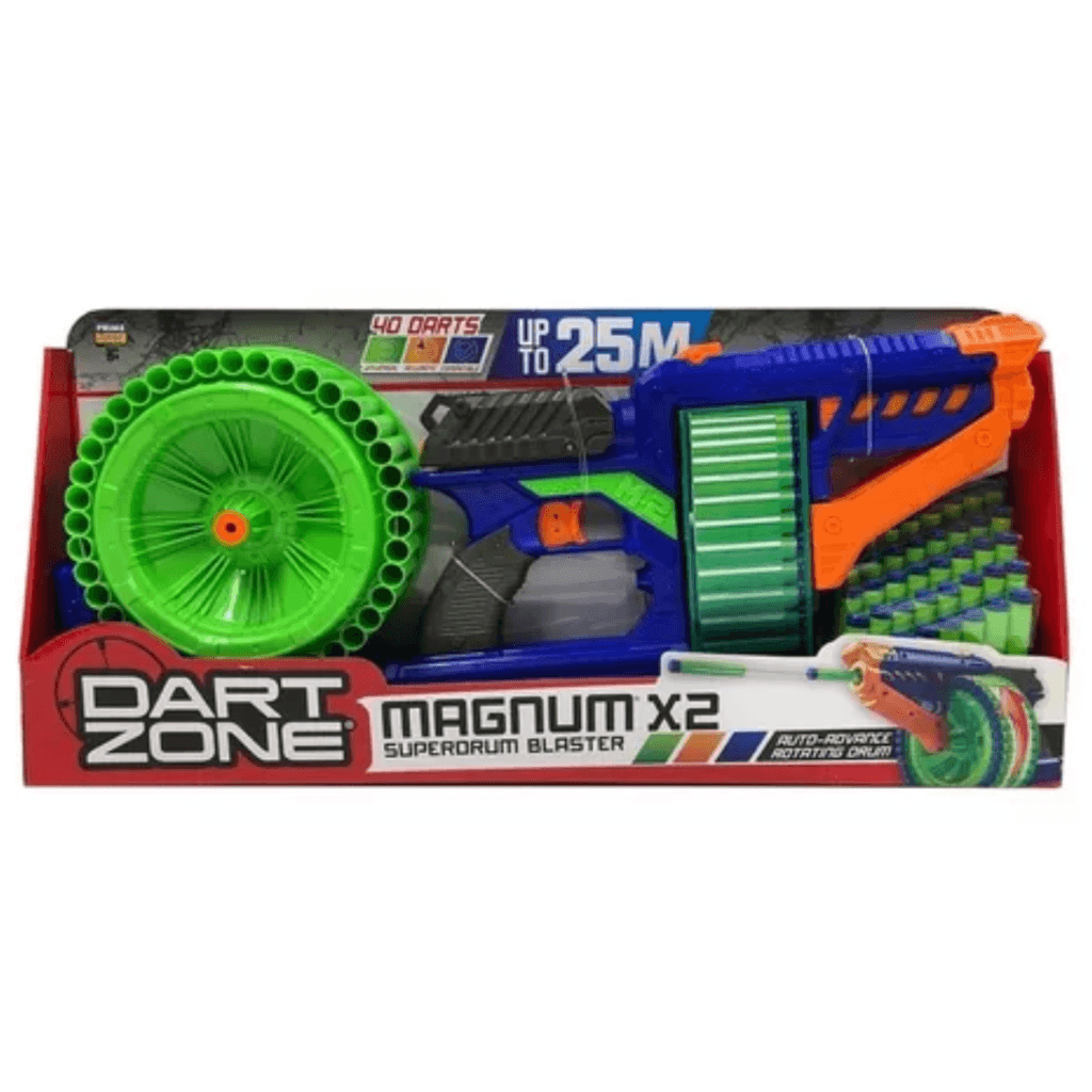Pistola Dart Zone Magnum X2 Superdrum Blaster 61079 Wabro