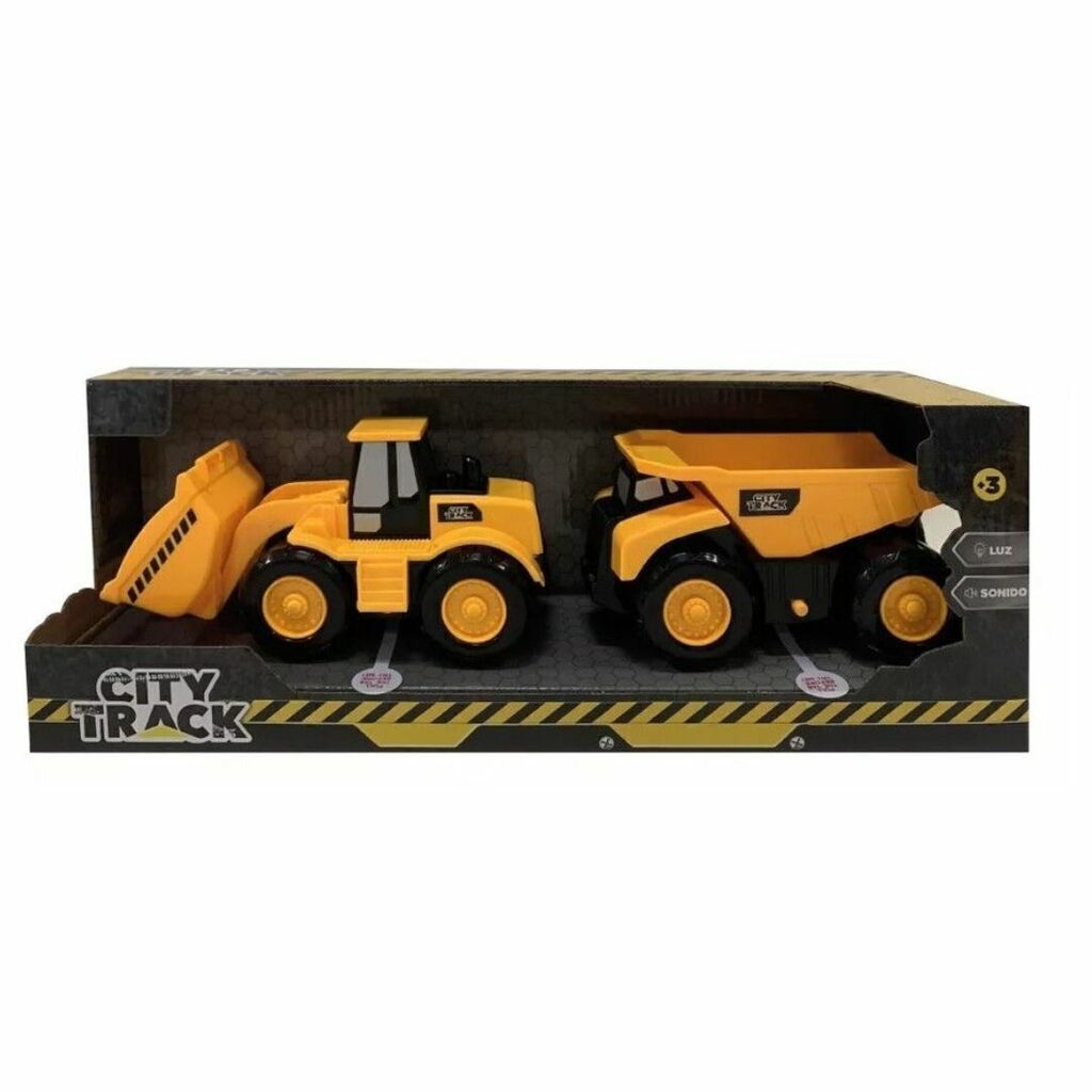 City Track Set De Volcador Y Topadora C/ Sonido Ik0484