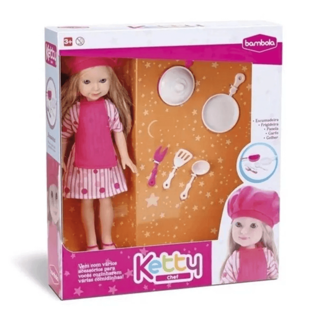Muñeca Ketty Chef Cocinera Bambola 635