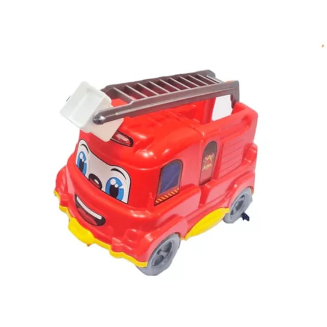 Auto De Plastico Grande Infantil Camion De Bomberos.