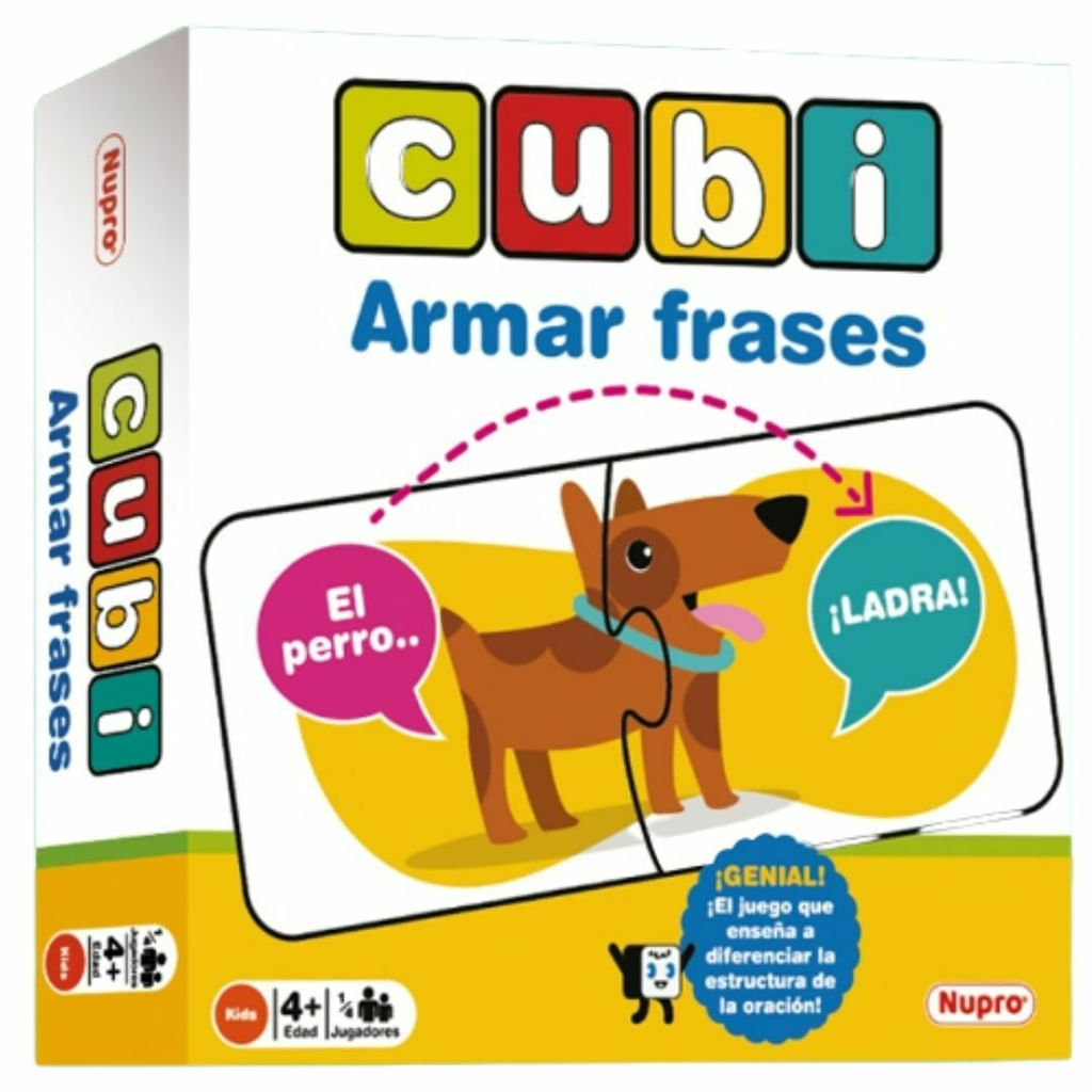 Juego De Mesa Cubi Armar Frases Nupro 1407