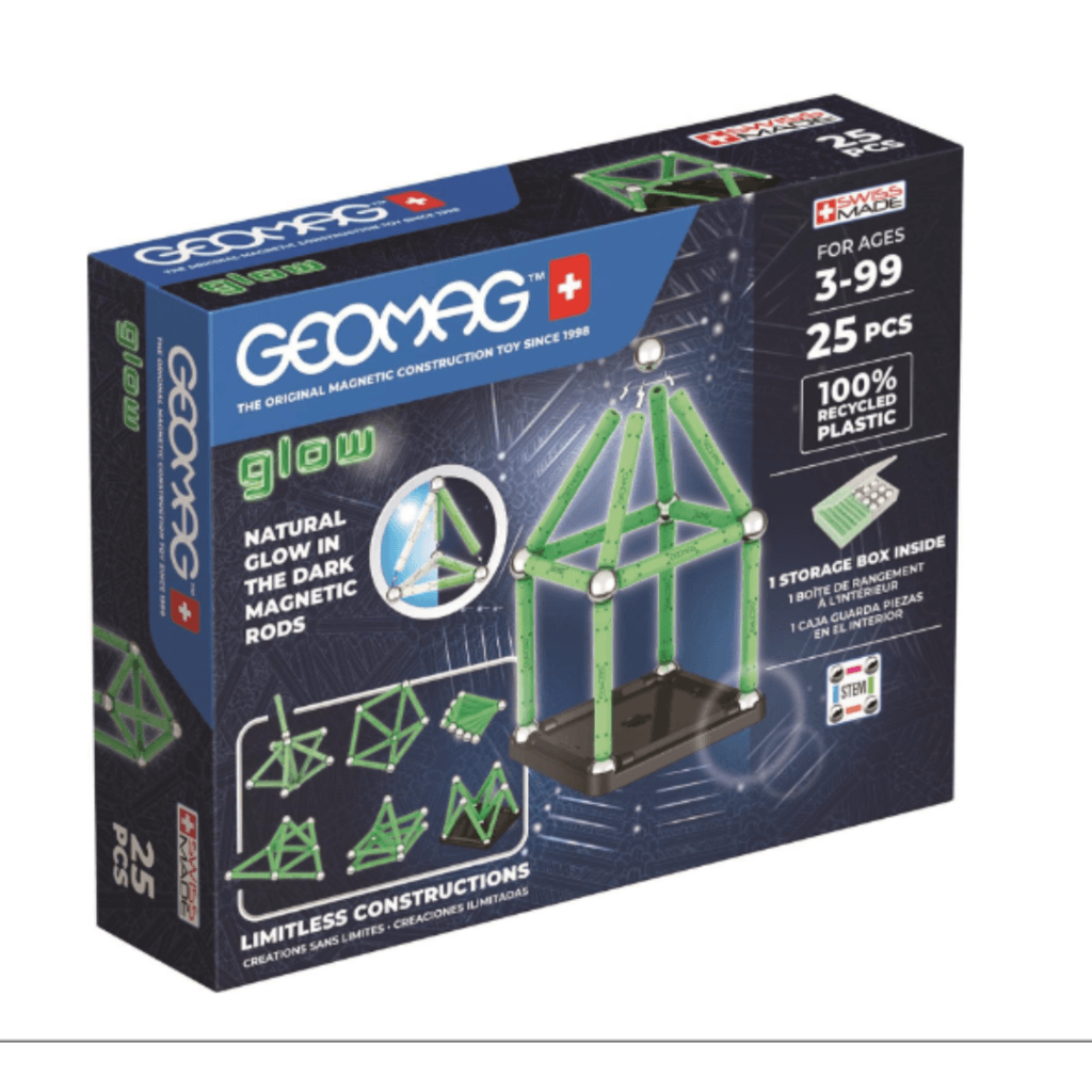 Geomag Magnetico , Resplandor Reciclado 25pcs