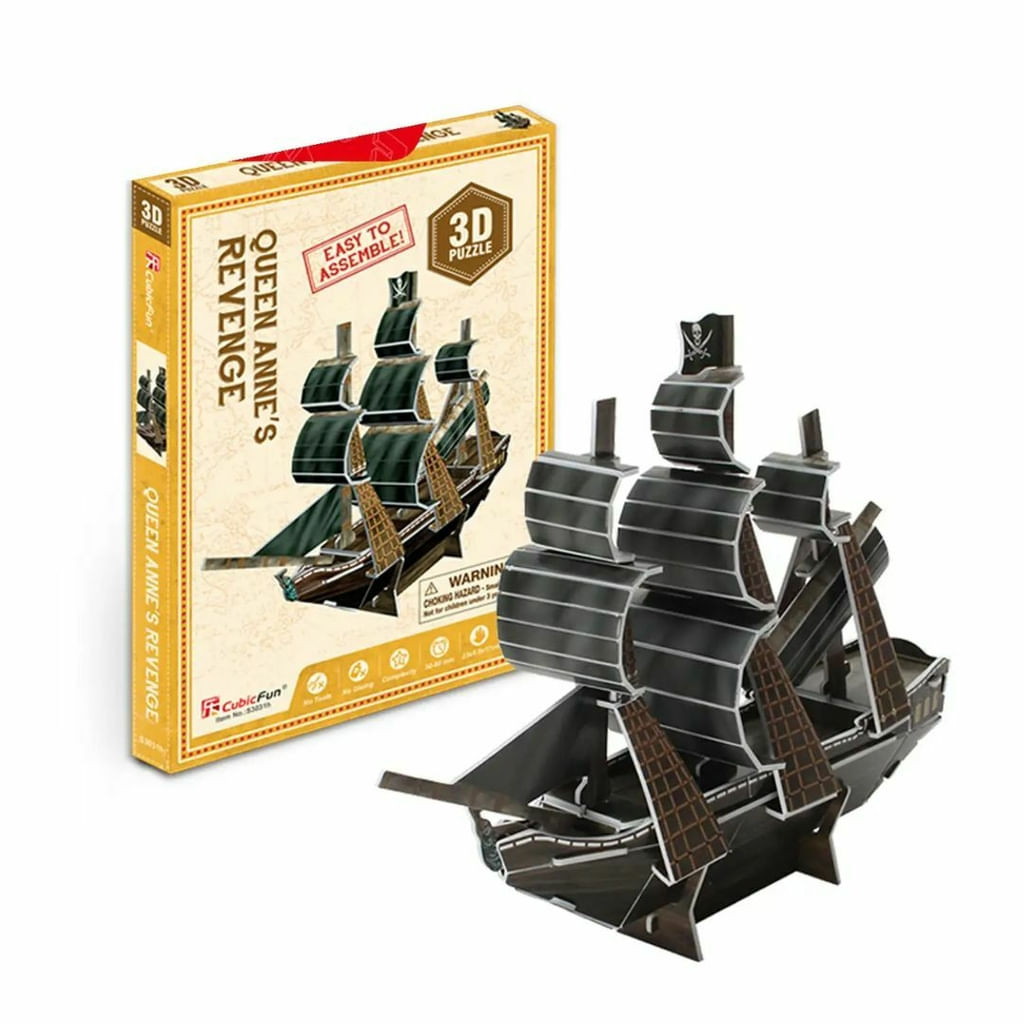 Puzzle 3d Barcos Cubicfun 67332