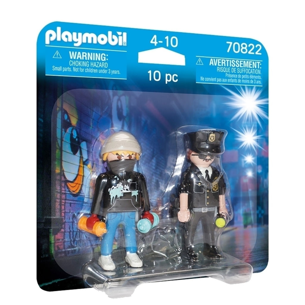 Playmobil Duo Pack Policia Y Vandalo 70822