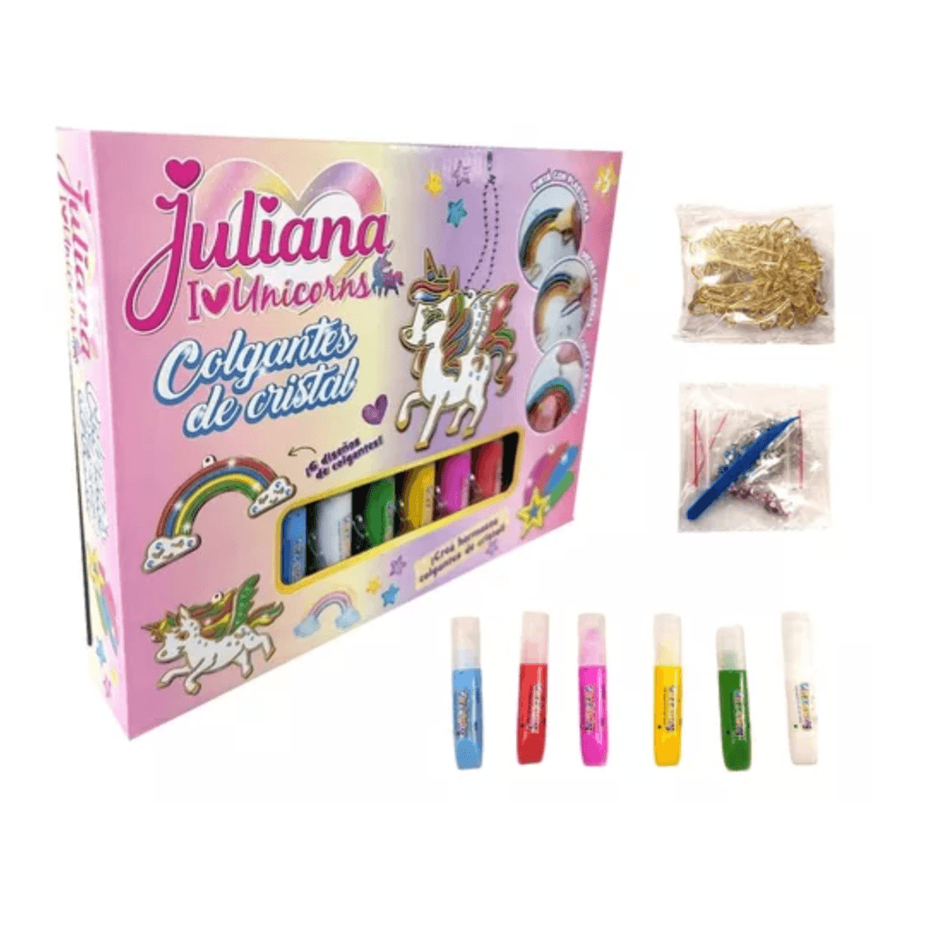 Juliana I Love Unicorns Colgantes De Cristal Sisjul071