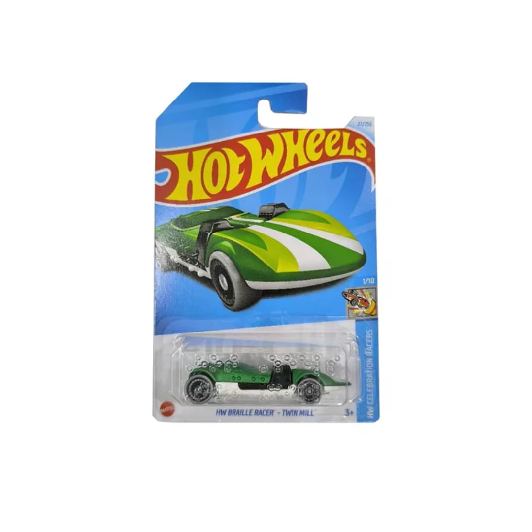 Hot Wheels Twin Mill Braille Racer Inclusivo