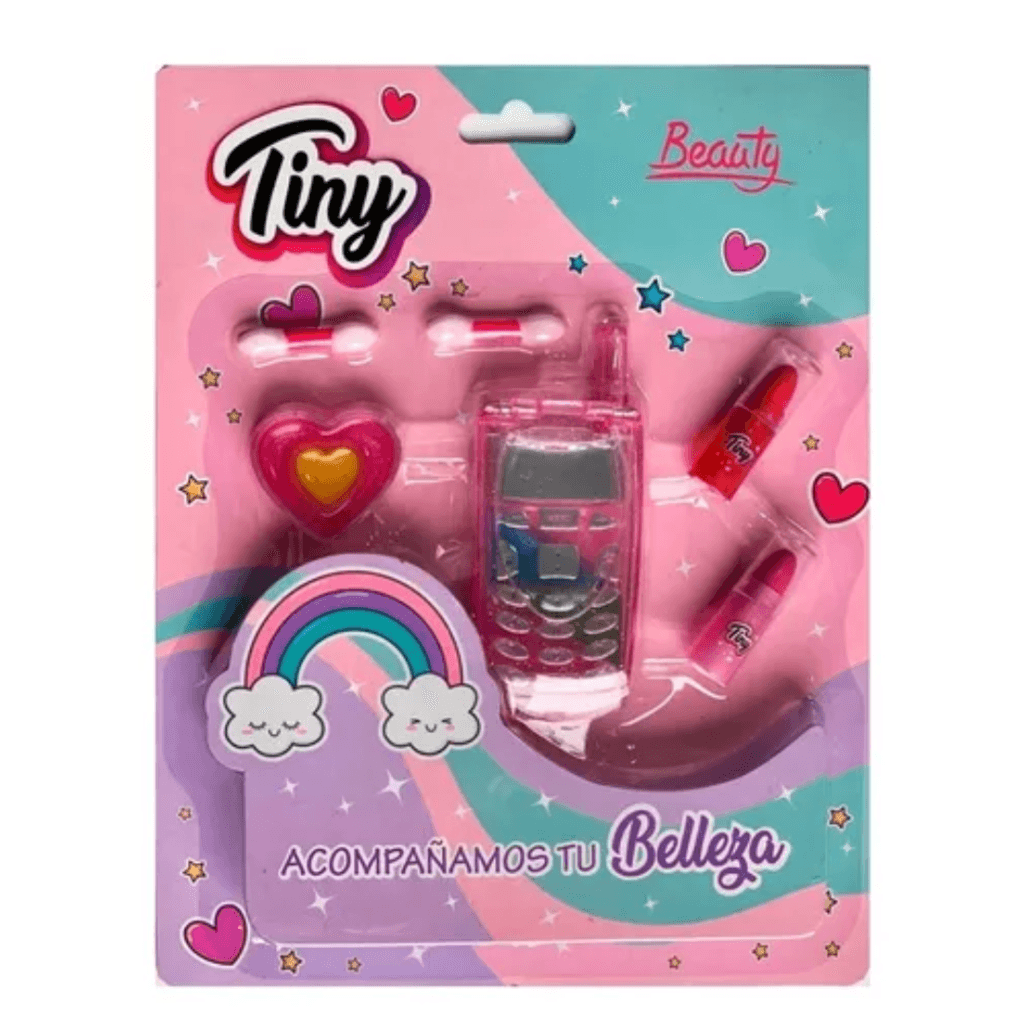 Tiny Maquillaje En Blister Celular Sombras Y Labiales 3230