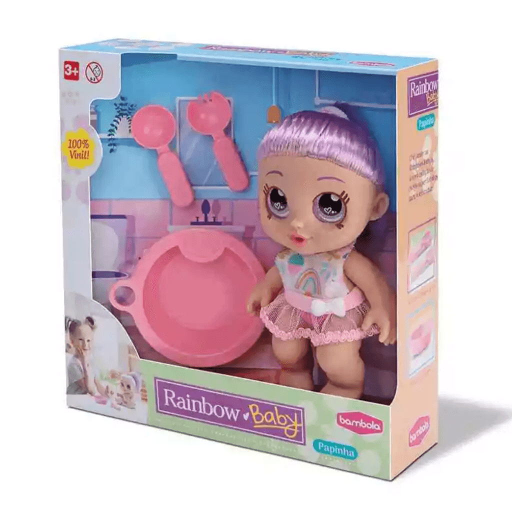 Muñeca Rainbow Baby Bambola Fema