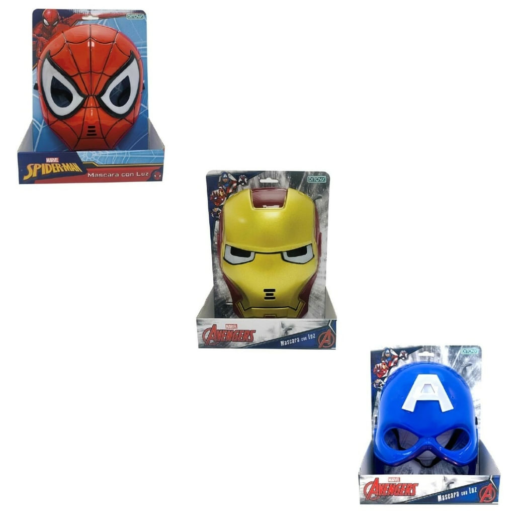 Mascara Con Luz Avengers Ditoys 2488