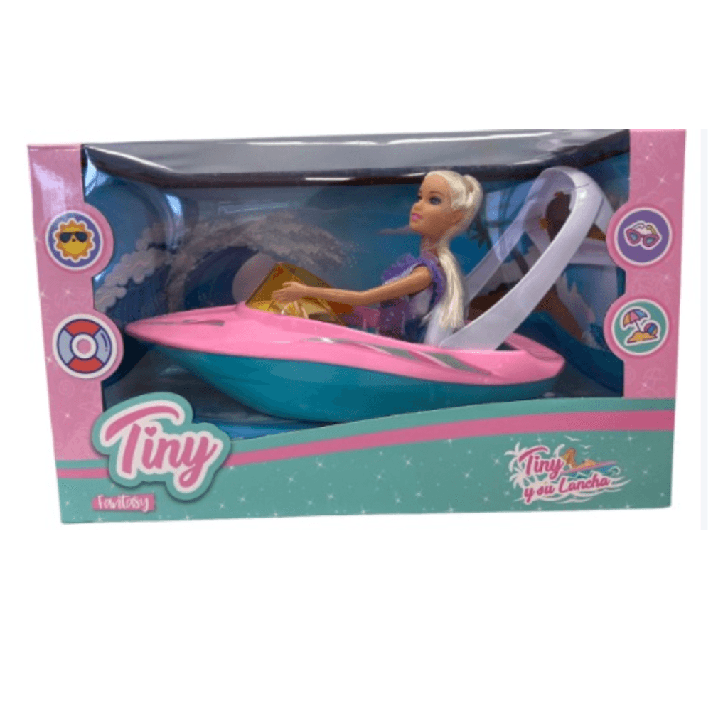 Muñeca Tiny Y Su Lancha 54458