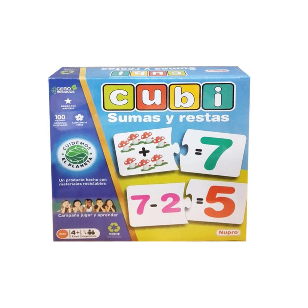 Juego De Mesa De Aprendizaje Cubi Nupro