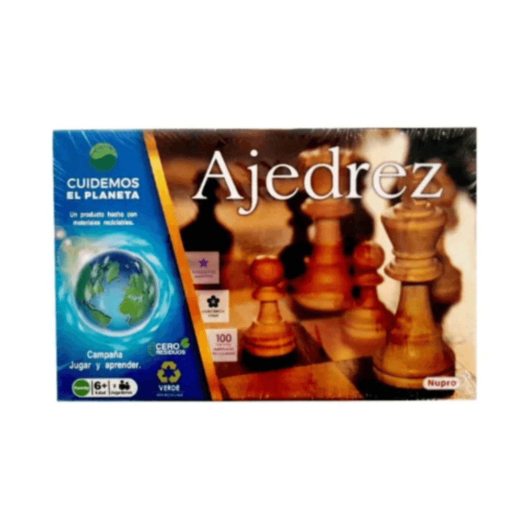 Juego De Ajedrez Ecológico Nupro 1020