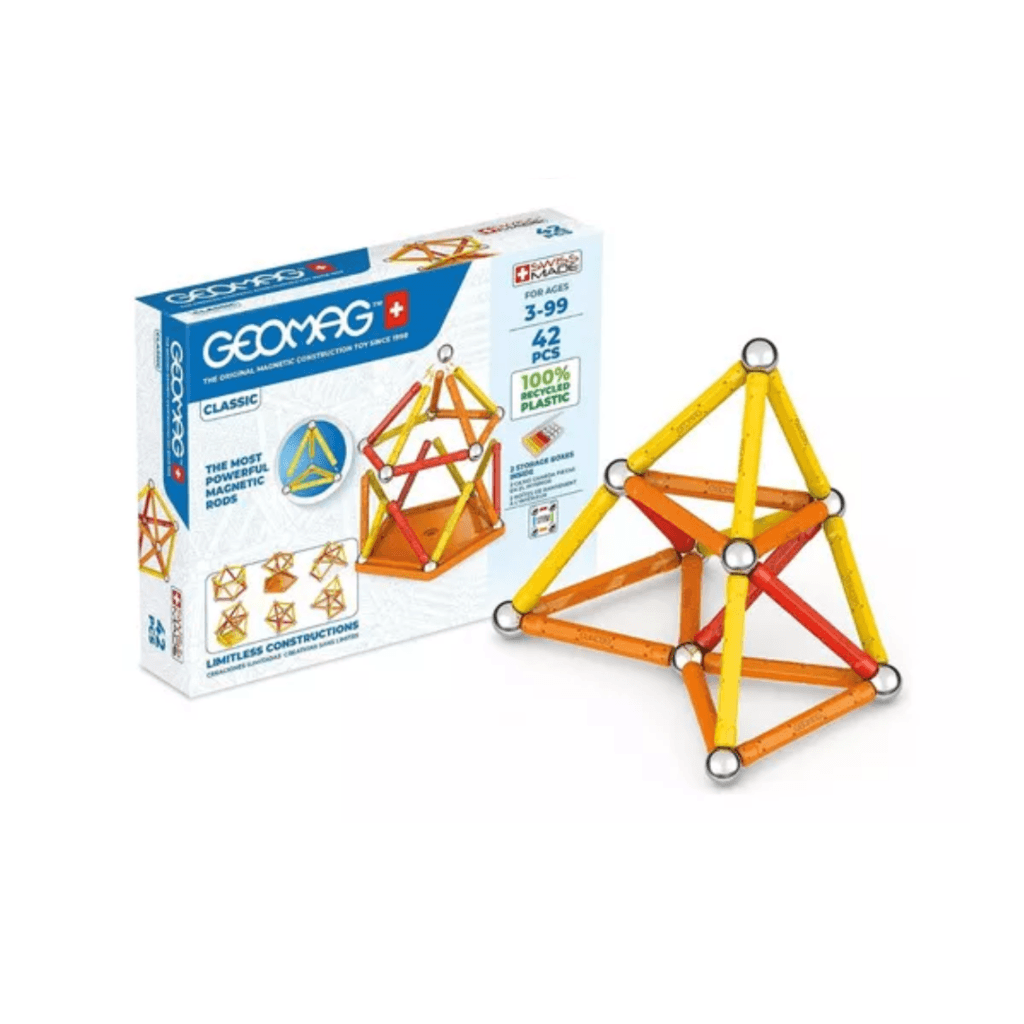 Juegos Mageneticos Wabro Geomag 42 Piezas Reciclado
