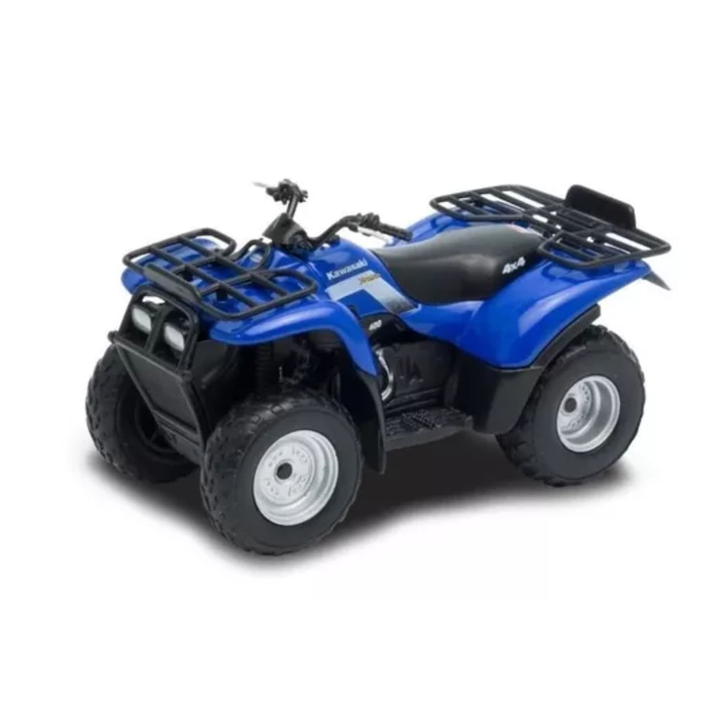 Cuatriciclo De Metal Kawasaki Prairie 400 Welly Escala 1:19